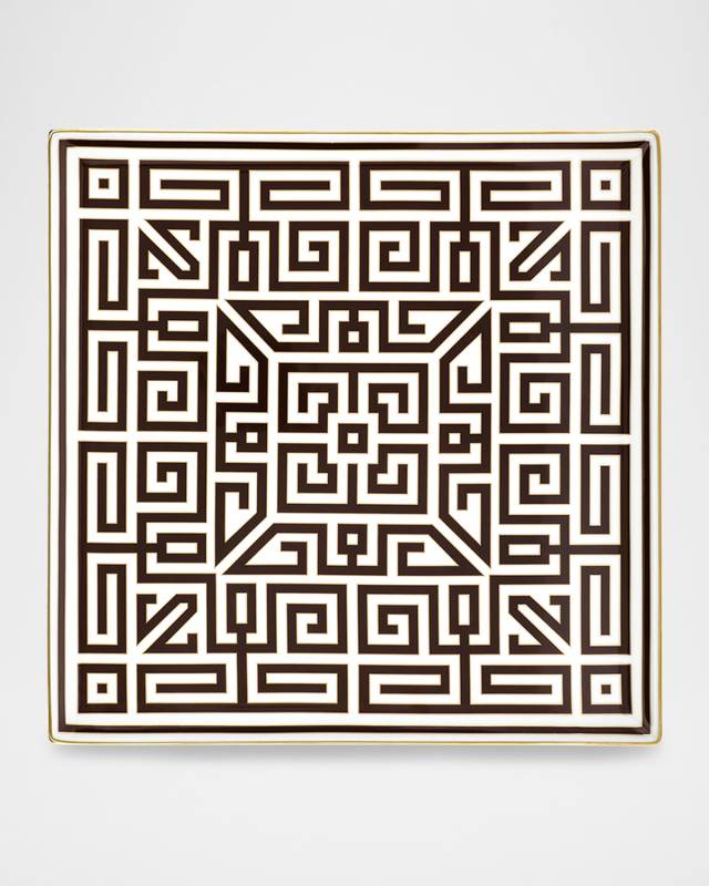 Labirinto Ebano Vide Poche Square Plate